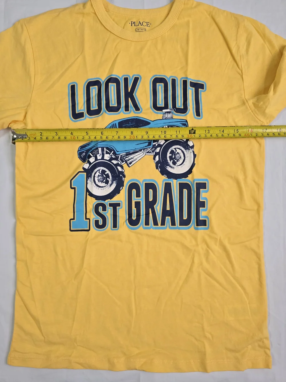THE C PLACE Boys Yellow Monster Truck Graphic 